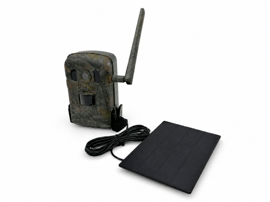 4G Wildlife Camera LIVE, App, and Solar Panel