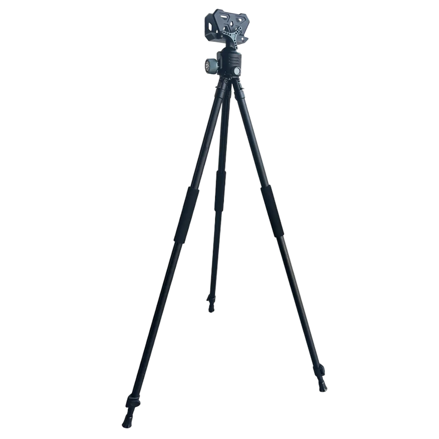 HuntPro Tripod Shooting Stick with Panorama Head