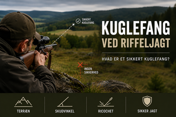 Kuglefang ved riffeljagt – hvad er et sikkert kuglefang?