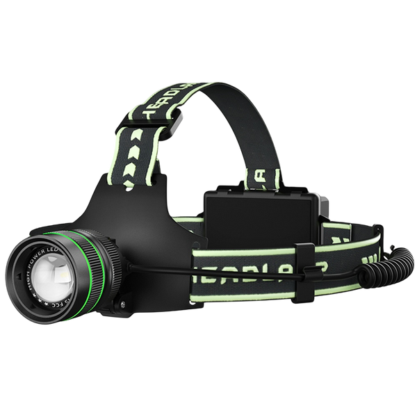Extremt kraftfull 10 000 lumen pannlampa