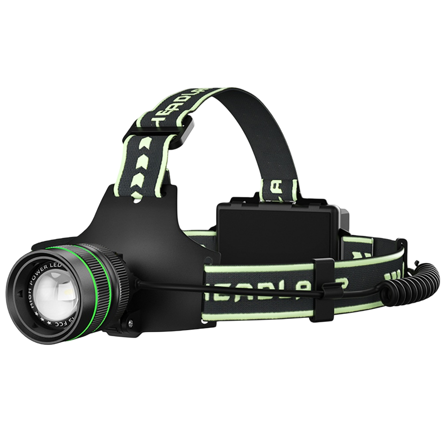 Extremt kraftfull 10 000 lumen pannlampa